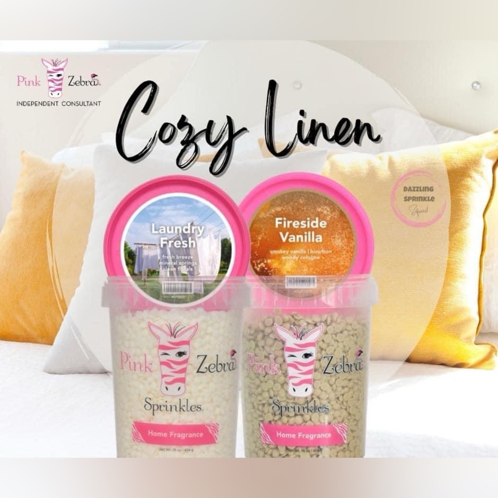 Cozy Linen Pink Zebra Blend